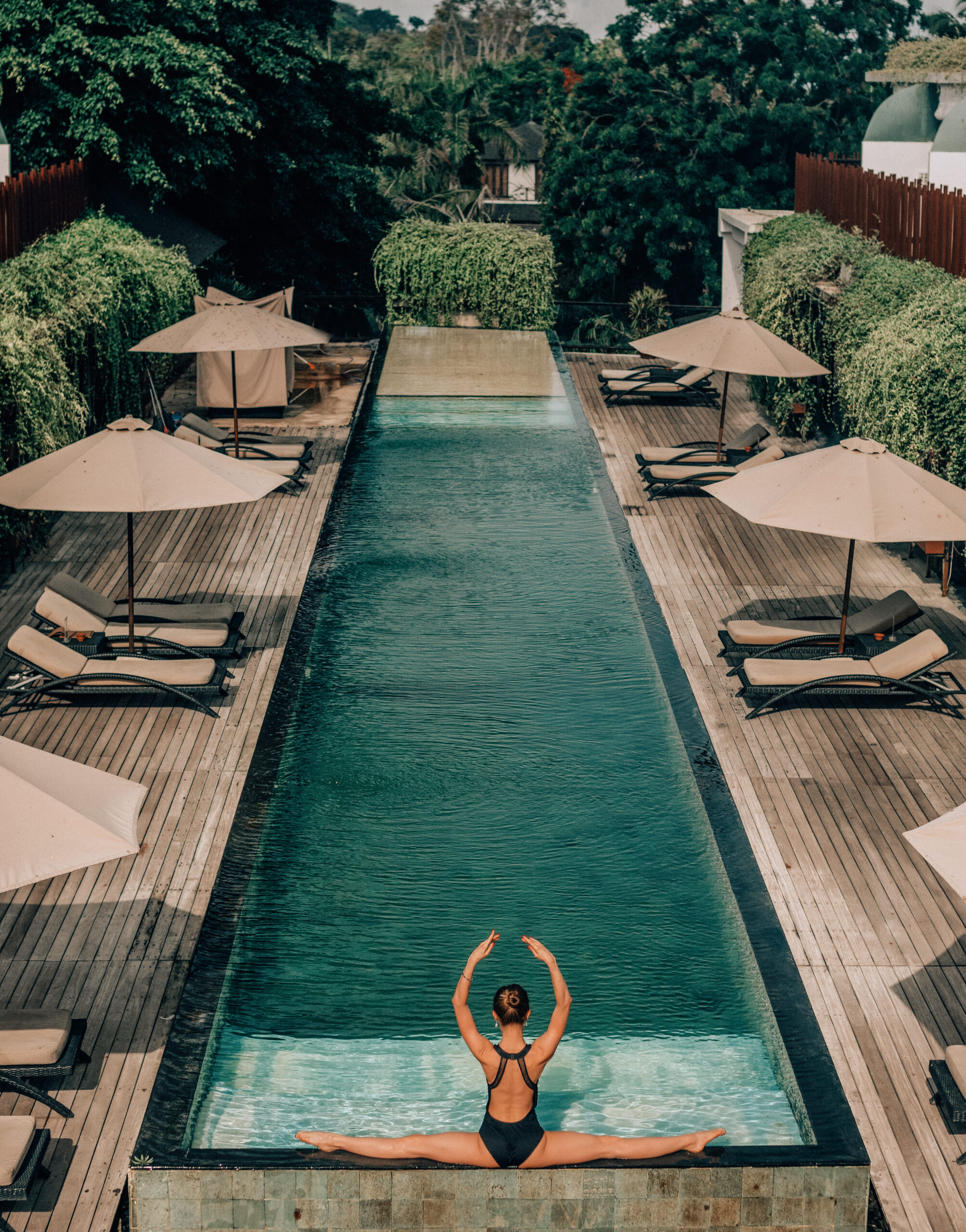 Stretching in Mauritius. Gallery